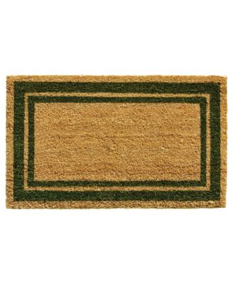 Home & More - Border 18" x 30" Coir/Vinyl Doormat