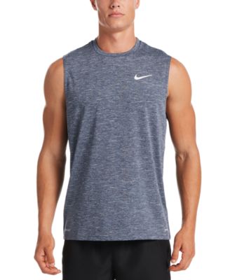Nike - Men's Big & Tall Men's Dri-FIT UPF 40+ Heathered Sleeveless Rash Guard