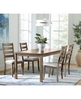 Macy's - Max Meadows 5-Pc Dining set ( Table + 4 Side Chairs)