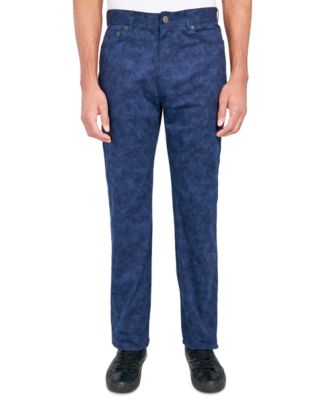 Society of Threads - Men's Regular-Fit Stretch Paisley Pants