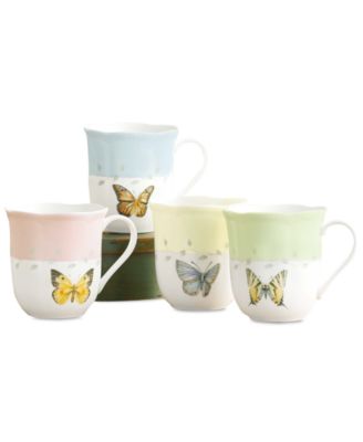 Lenox - "Butterfly Meadow" Mugs, Set of 4