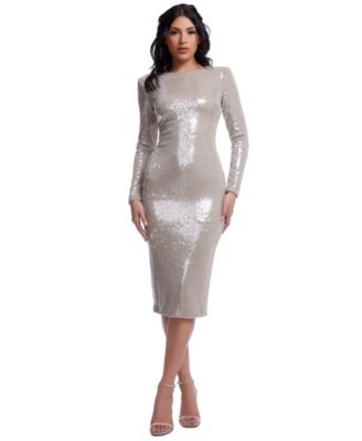 Dress the Population - Women's Emmalyn Sequin Midi Dress