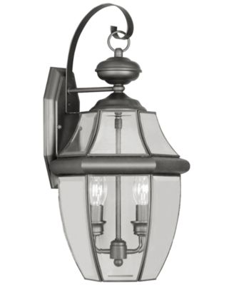 Livex - Monterey Brass Outdoor Wall Light