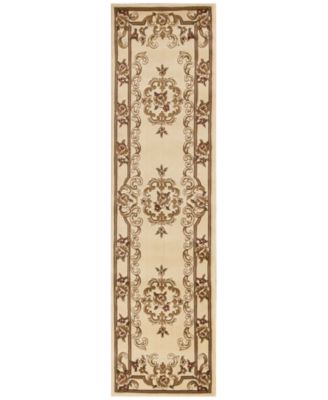Kas - Corinthian 5311 Ivory Aubusson 2'2" x 7'11" Runner Rug