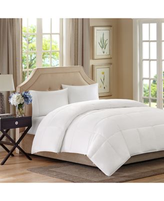 Sleep Philosophy - Benton Double-Layer Microfiber White Full/Queen Down-Alternative Comforter