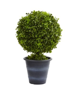 Nearly Natural - 23" Boxwood Ball Artificial Topiary