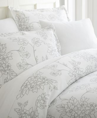 ienjoy Home - Elegant Designs Patterned Duvet Cover Set by The Home Collection, King/Cal King