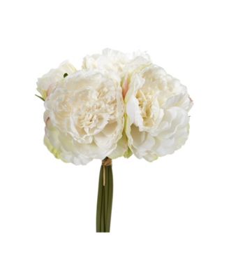 Nearly Natural - Peony Bouquet Artificial Flower (Set of 6)