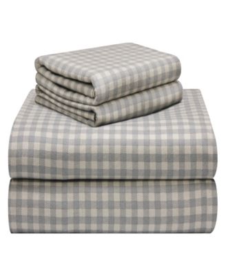 Pointehaven - Plaid Flannel Twin Sheet Set