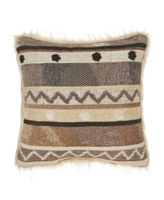 J Queen New York - Jqueen Timber Linen 18" Square Decorative Throw Pillow