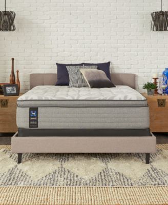 Sealy - Posturepedic Silver Pine 14" Soft Euro Top Mattress Set- Twin XL