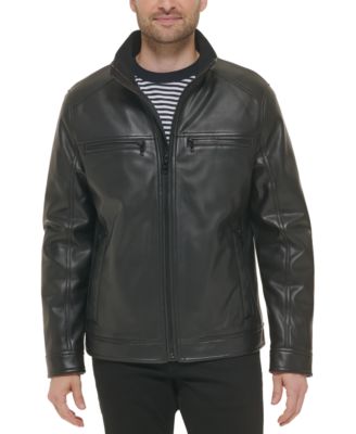 Calvin Klein - Men's Faux Leather Jacket