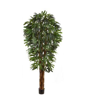 Nearly Natural - 84" Raphis Silk Palm Tree