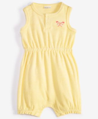 First Impressions - Baby Embroidered Butterfly Sunsuit