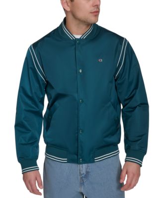 Champion - Men's Varsity Stripe Bomber Jacket
