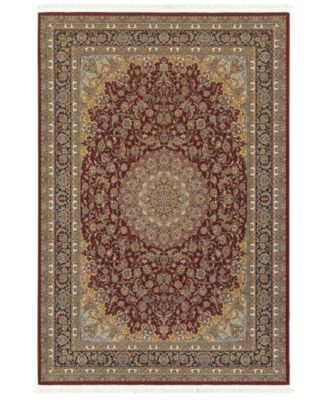 Oriental Weavers - Paragon  Medallion Red 3'10" x 5'5" Area Rug