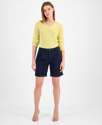 BOSS Orange - Women's High-Rise Chino Shorts
