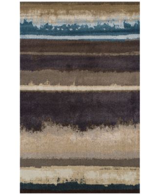 D Style - Traveler Bayou Chocolate 3'3" x 5'3" Area Rug