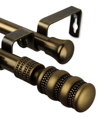 Rod Desyne - Dollop 13/16" Double Curtain Rod 48"-84"