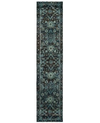 JHB Design - Andorra Ordino Navy 6'7" x 9'6" Area Rug