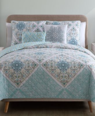 VCNY Home - Windsor Reversible 5-Pc. Queen Quilt Set