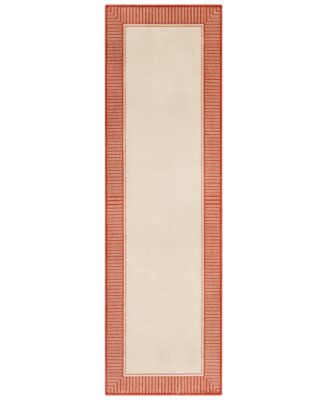 Surya - Alfresco ALF-9683 Burnt Orange 2'3" x 7'9" Runner Area Rug