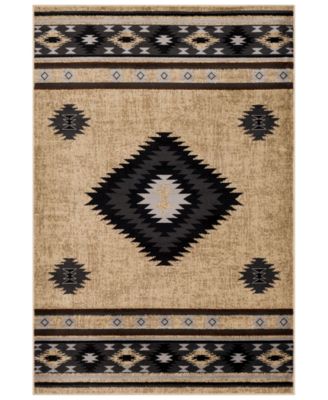 Abbie & Allie Rugs - Paramount PAR-1096 Black 6'7" x 9'6" Area Rug