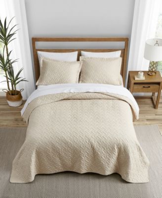 Tommy Bahama Home - Tommy Bahama Solid Dune Reversible 2-Piece Twin Quilt Set