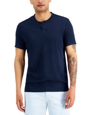Alfani - Men's Solid Henley