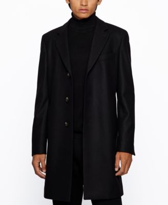 Hugo Boss - Men's Slim-Fit Formal Wool Coat