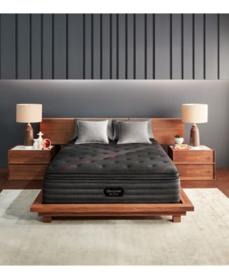 Beautyrest - Black&reg; C-Class 14.25" Medium Pillow Top Mattress Set- Queen