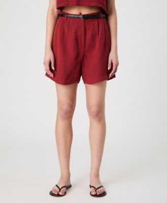 French Connection - Women's Birdie High-Rise Walking Shorts