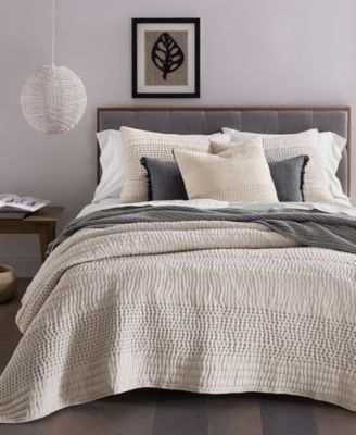 Oake - Pick Stitch 3-Pc. Coverlet Set, King