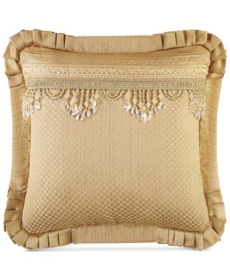J Queen New York - Napoleon Gold 20" Square Decorative Pillow