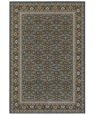Oriental Weavers - Kashan 180L Navy/Multi 6'7" x 9'6" Area Rug