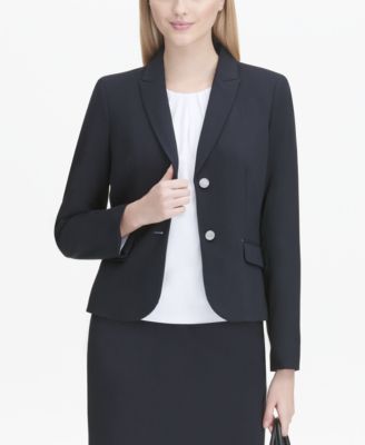Calvin Klein - Jacket, Flap-Pocket Blazer