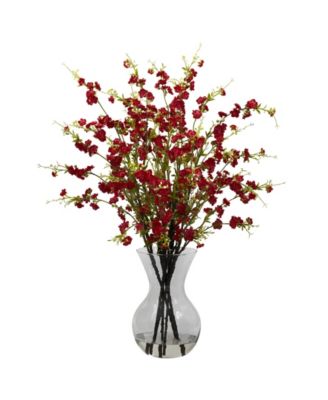 Nearly Natural - Cherry Blossoms w/Vase Arrangement