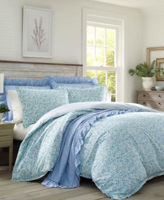 Laura Ashley - Jaynie Duvet Cover Set, Full/Queen