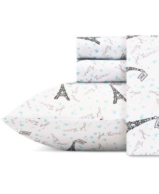 Betsey Johnson - Je Taime Paris Sheet Set, Queen