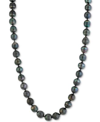 Macy's - Cultured Baroque Tahitian Pearl (8-9mm) 17-1/2" Strand Necklace
