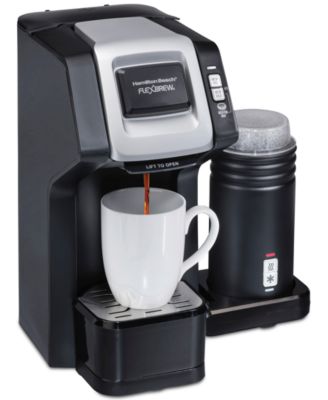 Hamilton Beach - FlexBrew Dual Single Cup Coffee Maker with Milk Frother