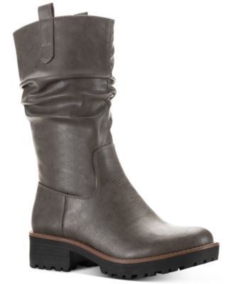 Sun + Stone - Nelliee Lug Sole Slouch Boots