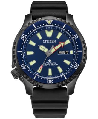 Citizen - Men's Automatic Dive Black Strap Watch, 44mm