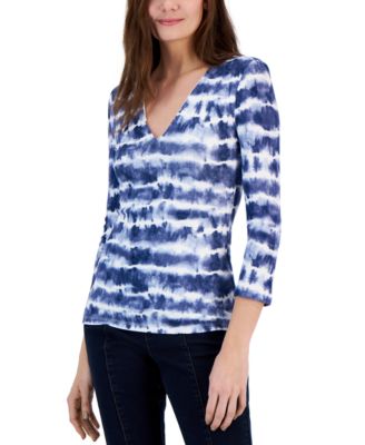 I.N.C. International Concepts - Ribbed V-Neck Top