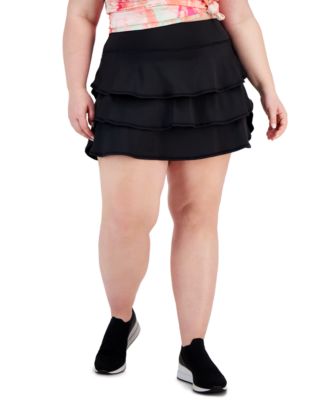 ID Ideology - Plus Size Flounced Active Skort
