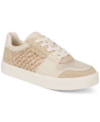 Sam Edelman - Women's Elcie Textured Lace-Up Low-Top Sneakers