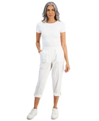 Style & Co - Petite Pull-On Mid-Rise Capri Pants