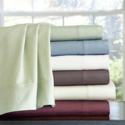 Pointehaven - 400 Thread Count Deep Fitted Sheet Set - Queen