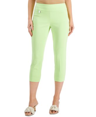 Alfani - Skinny Pull-On Capri Pants