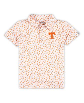 Garb - Toddler White Tennessee Volunteers Earnest Allover Print Polo Shirt